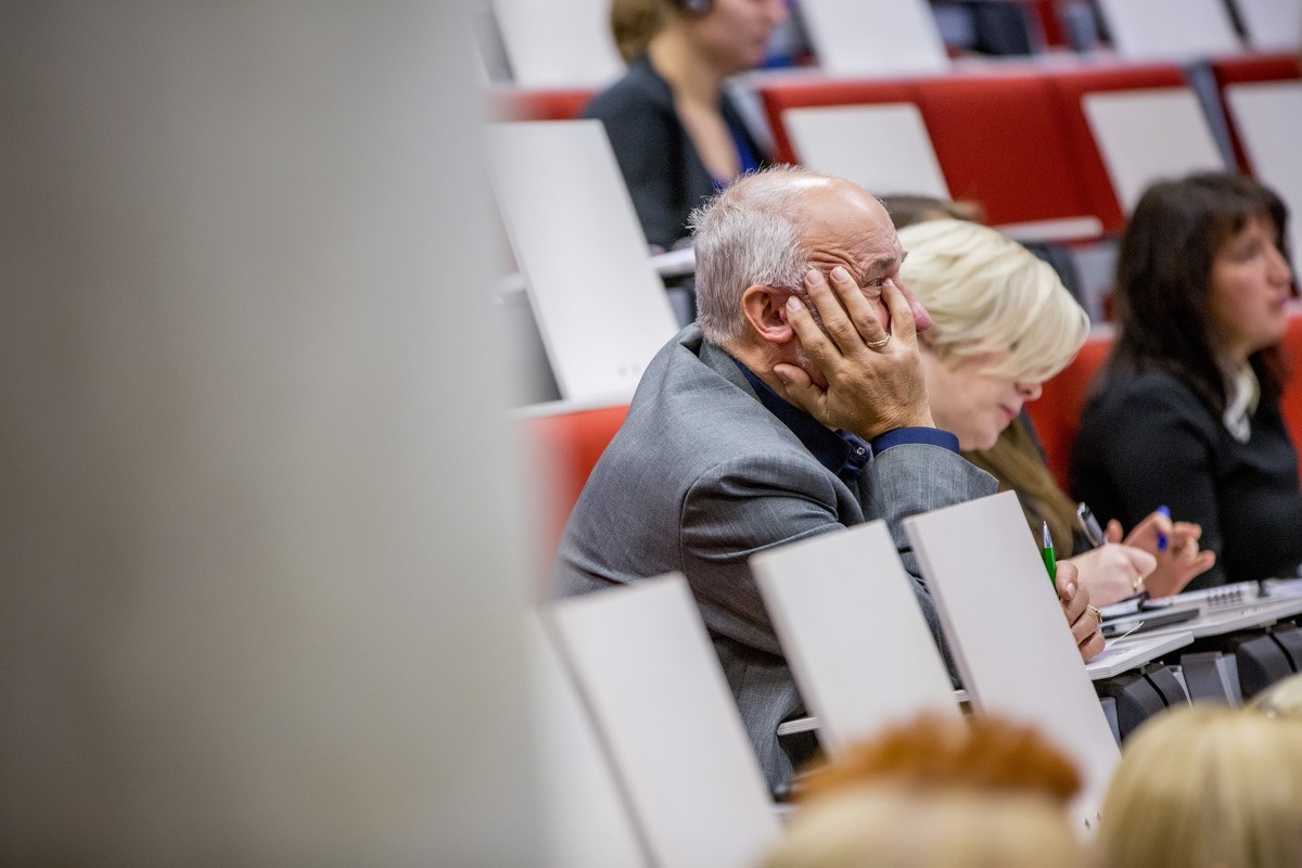 про пенсию на конференции. газета пенсионер.